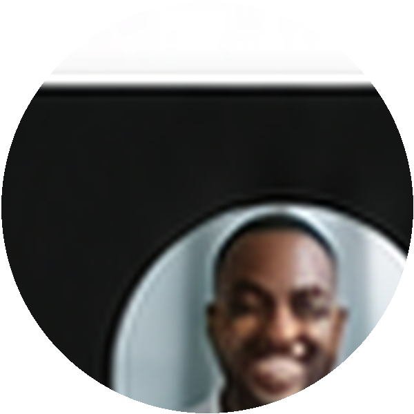 Nigerian male founder testimonial portrait